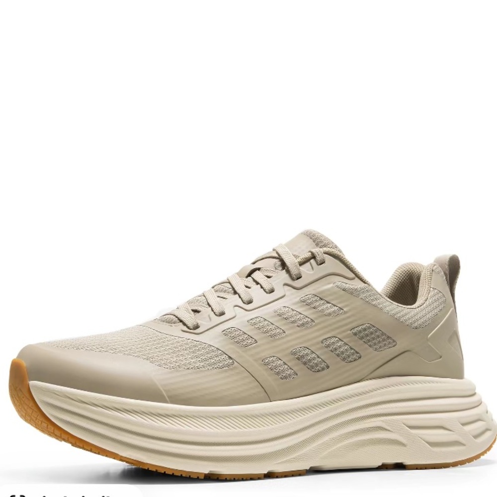 Men's Beige Athletic Sneakers